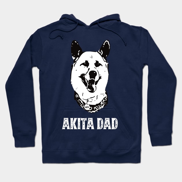 Akita Dad Hoodie by DoggyStyles